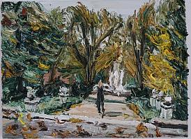 Christopher Lehmpfuhl Herbstspaziergang, 2015, OelLw 60 x 80 cm.JPG